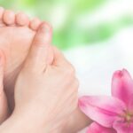 足ツボのマッサージ